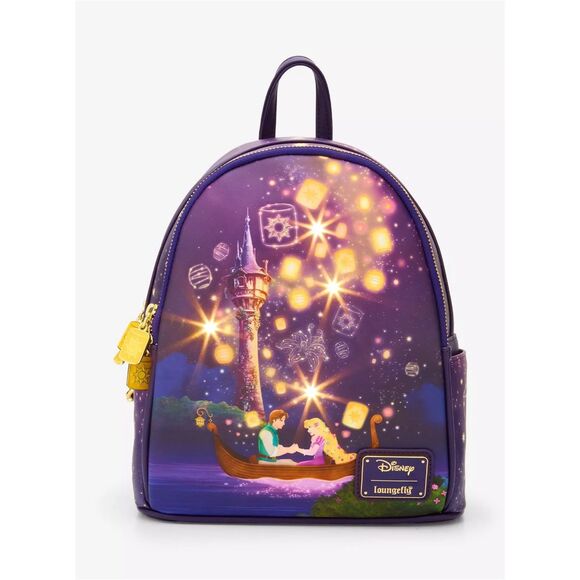 Loungefly Disney Tangled Lantern Scene Light-Up Mini Backpack main image 4
